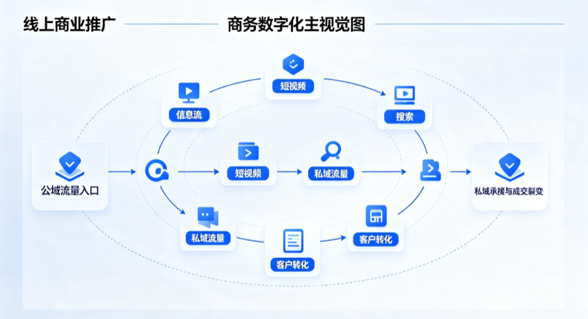 晋江市线上商业推广怎么做？全域流量闭环搭建与低成本转化实战指南